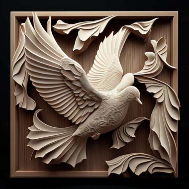 3D model dove (STL)